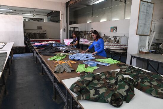 Garment factory in Damascus suburb