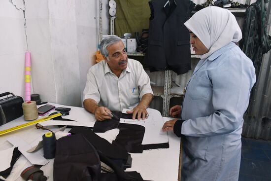 Garment factory in Damascus suburb