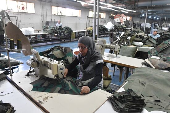 Garment factory in Damascus suburb
