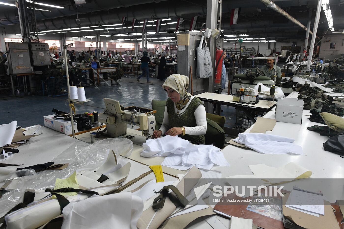 Garment factory in Damascus suburb