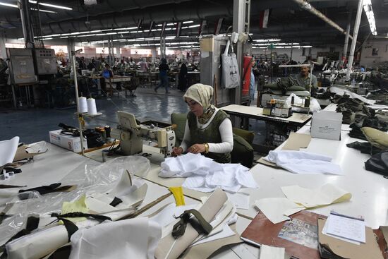 Garment factory in Damascus suburb