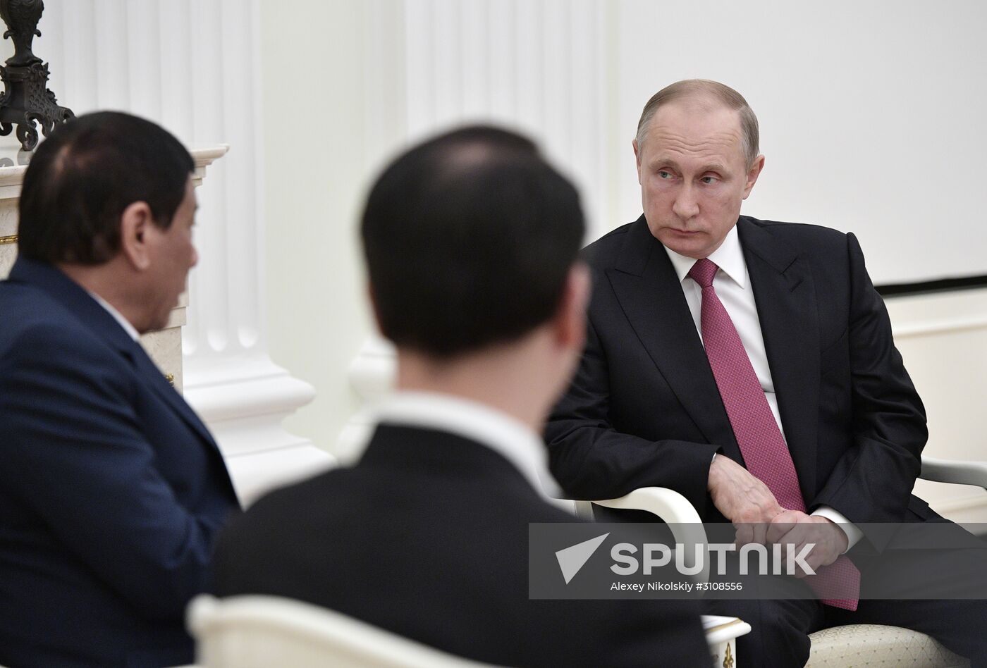 President Vladimir Putin meets with President of the Philippines Rodrigo Duterte