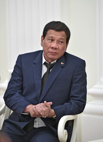 President Vladimir Putin meets with President of the Philippines Rodrigo Duterte