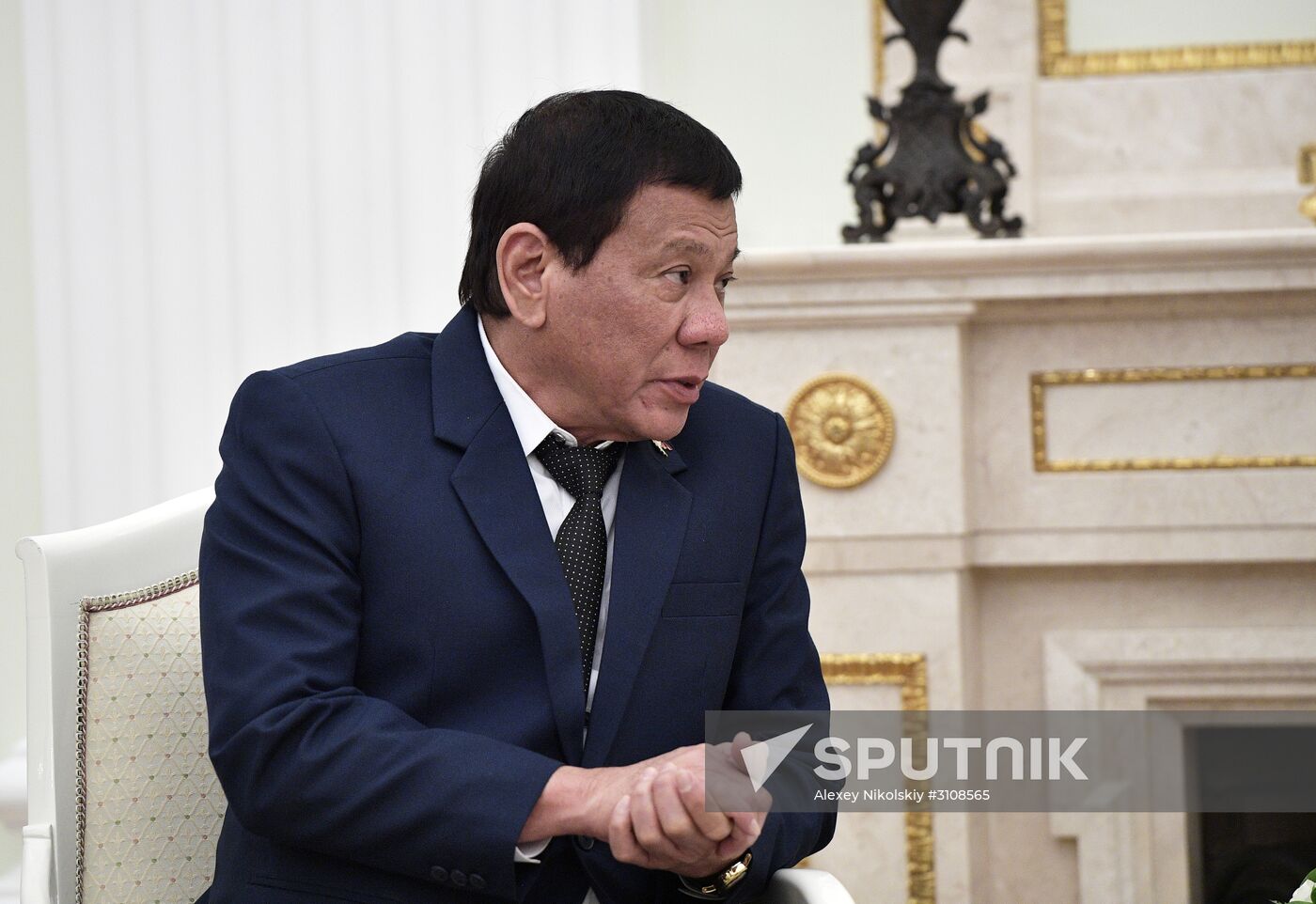 President Vladimir Putin meets with President of the Philippines Rodrigo Duterte