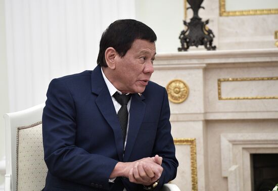 President Vladimir Putin meets with President of the Philippines Rodrigo Duterte