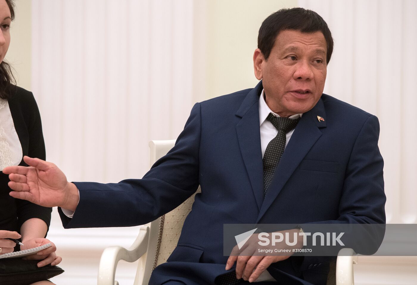 President Vladimir Putin meets with President of the Philippines Rodrigo Duterte
