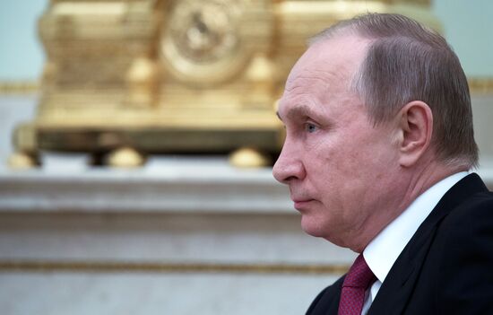 President Vladimir Putin meets with President of the Philippines Rodrigo Duterte