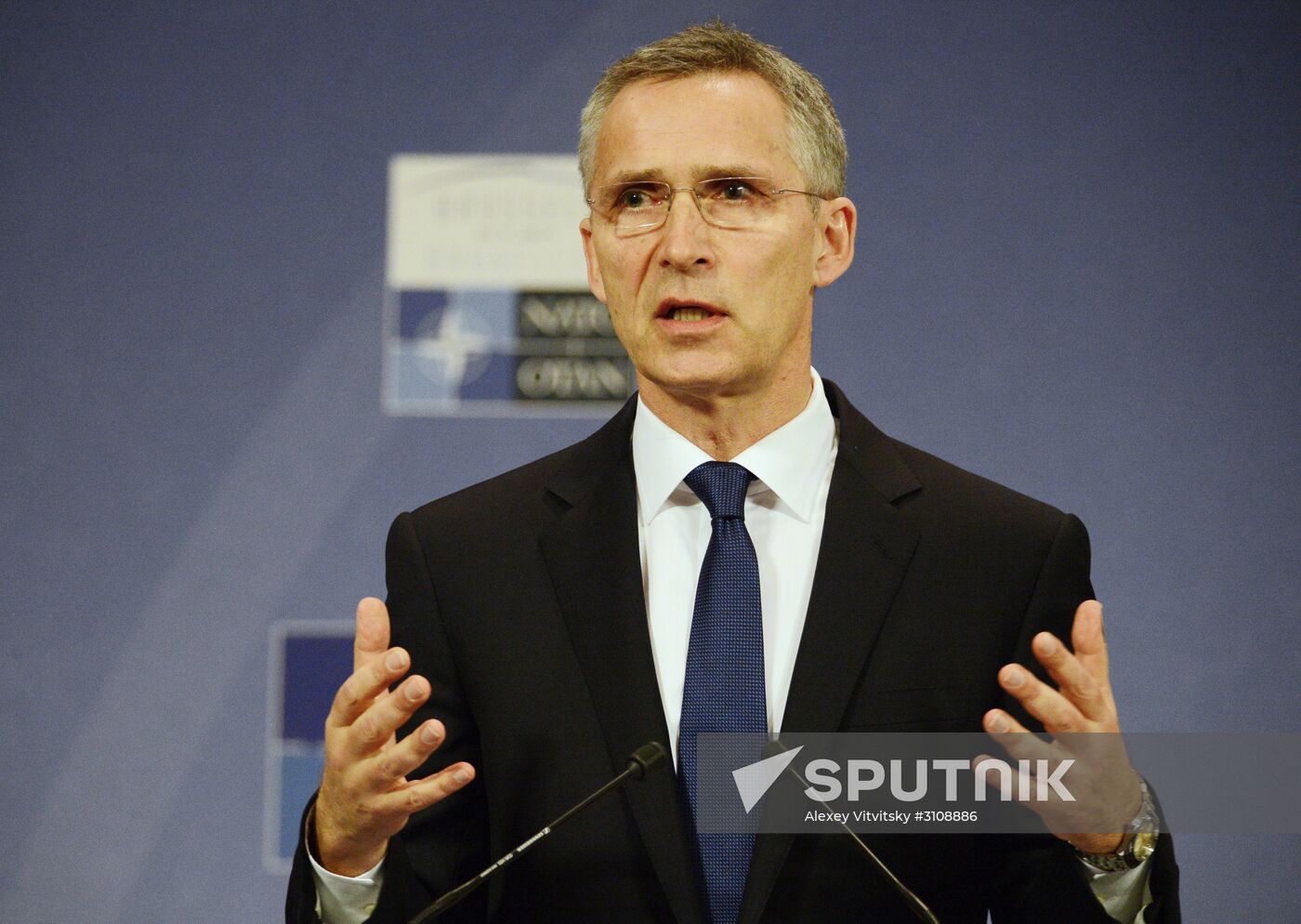 News conference by NATO Secretary General Jens Stoltenberg ahead of NATO summit