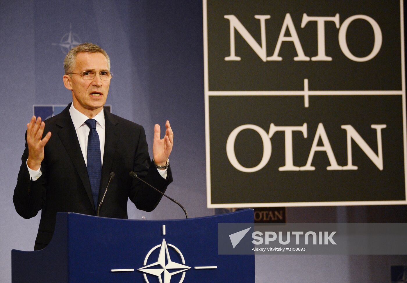 News conference by NATO Secretary General Jens Stoltenberg ahead of NATO summit