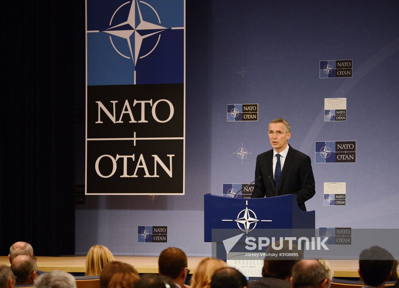 News conference by NATO Secretary General Jens Stoltenberg ahead of NATO summit