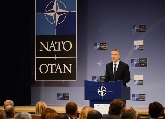 News conference by NATO Secretary General Jens Stoltenberg ahead of NATO summit
