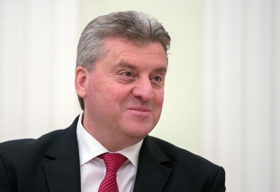 President Vladimir Putin meets with President of Macedonia Gjorge Ivanov