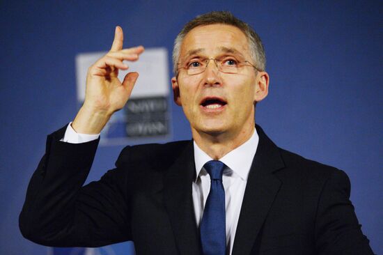 News conference by NATO Secretary General Jens Stoltenberg ahead of NATO summit