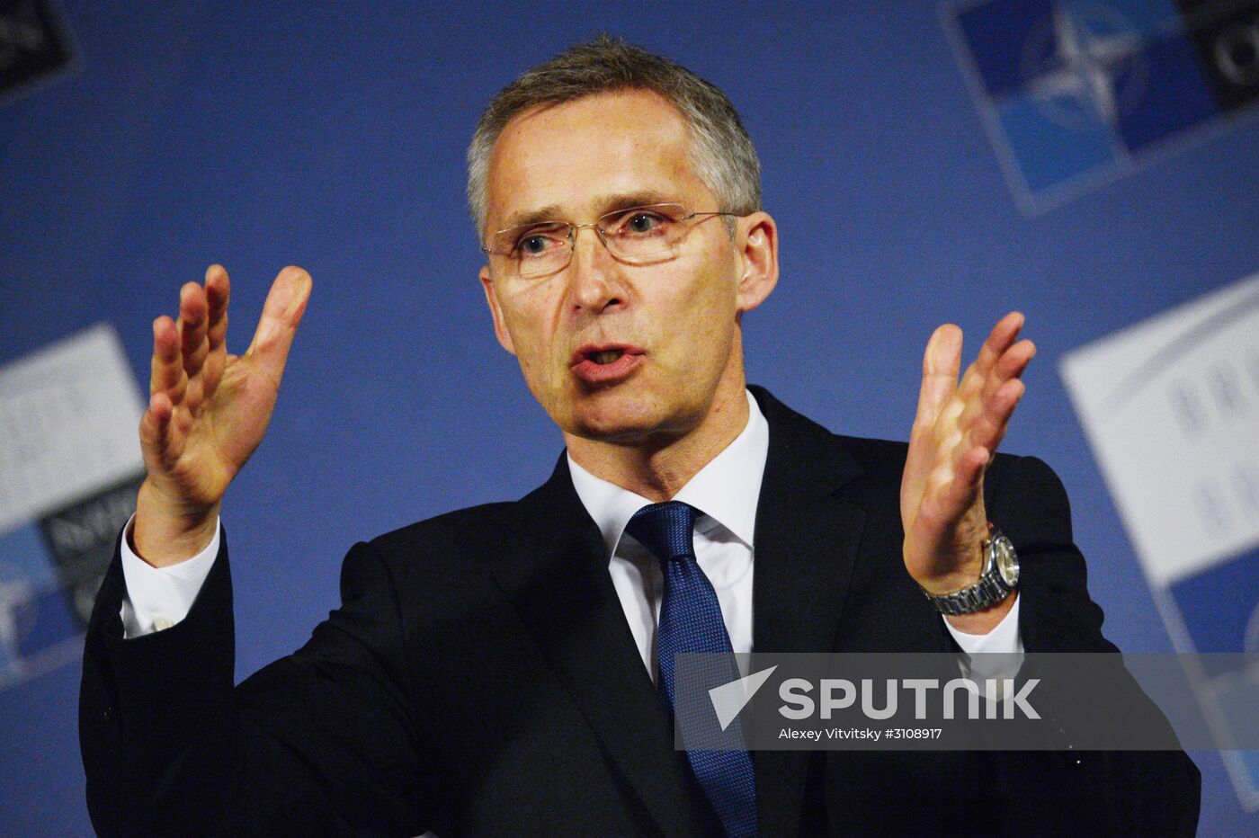 News conference by NATO Secretary General Jens Stoltenberg ahead of NATO summit