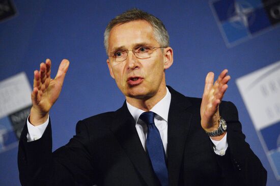 News conference by NATO Secretary General Jens Stoltenberg ahead of NATO summit