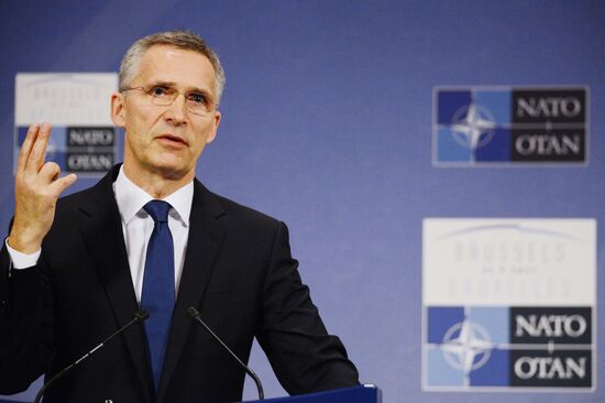 News conference by NATO Secretary General Jens Stoltenberg ahead of NATO summit
