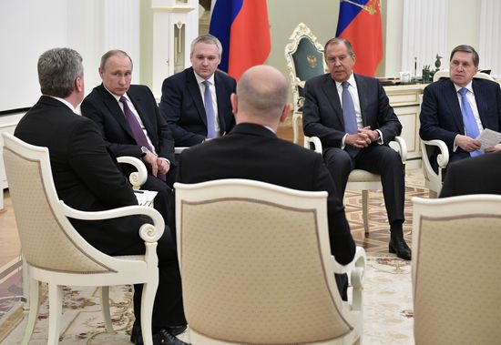 President Vladimir Putin meets with President of Macedonia Gjorge Ivanov