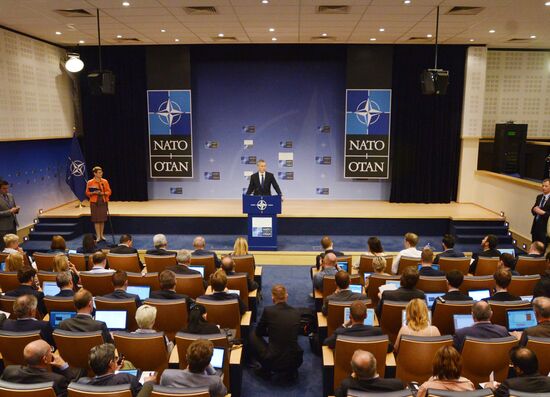 News conference by NATO Secretary General Jens Stoltenberg ahead of NATO summit