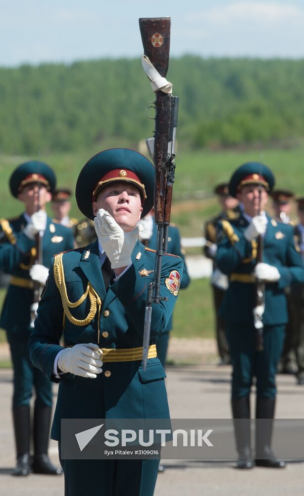 Preparations for exhibition "Day of Russian Law Enforcement Agencies Cutting-edge Technologies"