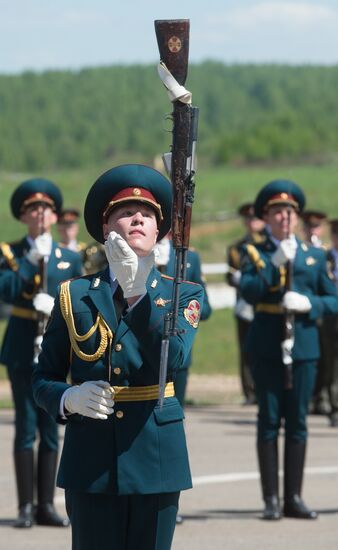 Preparations for exhibition "Day of Russian Law Enforcement Agencies Cutting-edge Technologies"