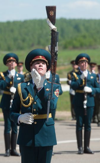 Preparations for exhibition "Day of Russian Law Enforcement Agencies Cutting-edge Technologies"