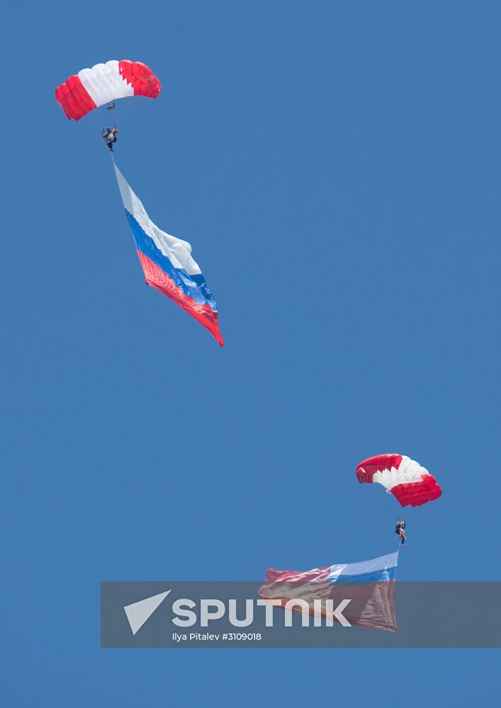 Preparations for exhibition "Day of Russian Law Enforcement Agencies Cutting-edge Technologies"
