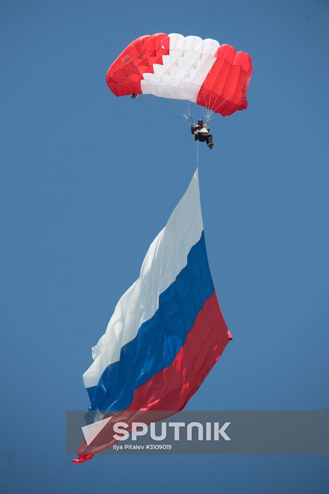 Preparations for exhibition "Day of Russian Law Enforcement Agencies Cutting-edge Technologies"