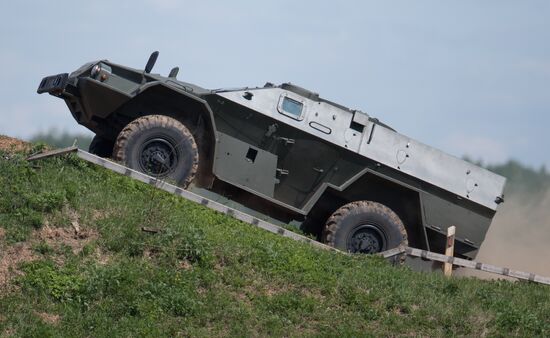 Preparations for exhibition "Day of Russian Law Enforcement Agencies Cutting-edge Technologies"