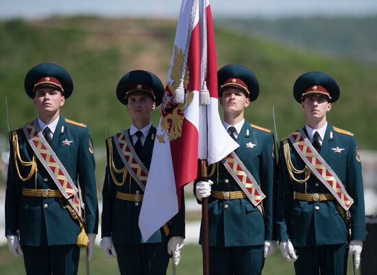 Preparations for exhibition "Day of Russian Law Enforcement Agencies Cutting-edge Technologies"