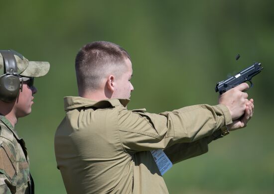 Preparations for exhibition "Day of Russian Law Enforcement Agencies Cutting-edge Technologies"