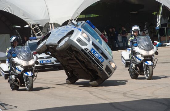 Preparations for exhibition "Day of Russian Law Enforcement Agencies Cutting-edge Technologies"