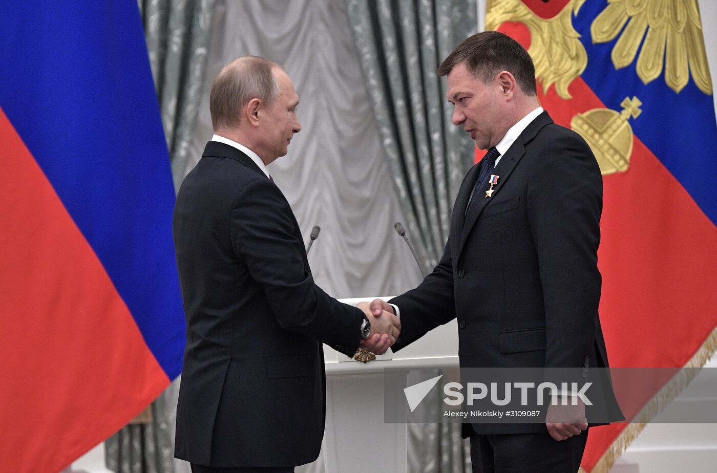 Ceremony to present state awards by Russian President Vladimir Putin in the Kremlin