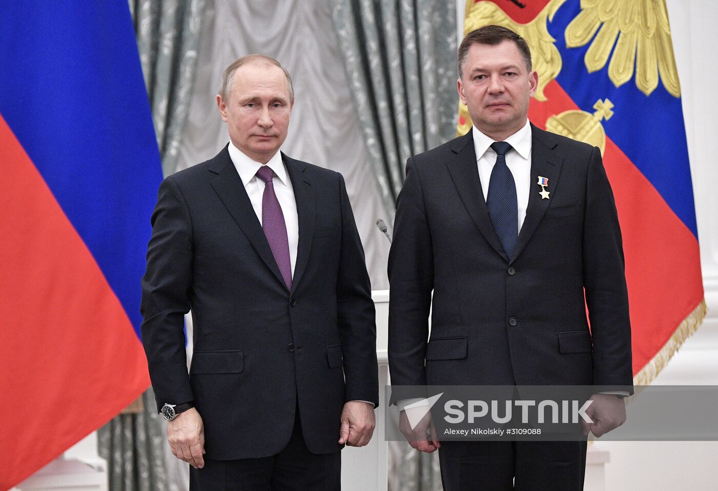 Ceremony to present state awards by Russian President Vladimir Putin in the Kremlin