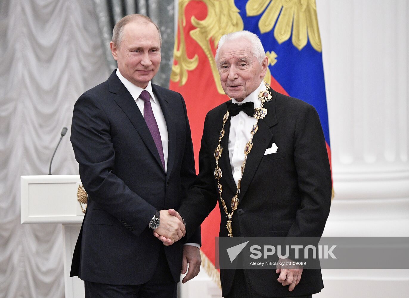 Ceremony to present state awards by Russian President Vladimir Putin in the Kremlin