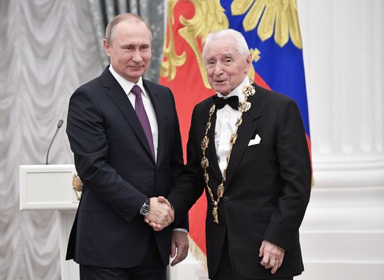 Ceremony to present state awards by Russian President Vladimir Putin in the Kremlin