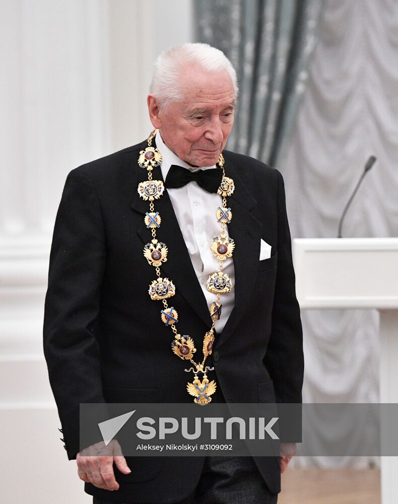 Ceremony to present state awards by Russian President Vladimir Putin in the Kremlin