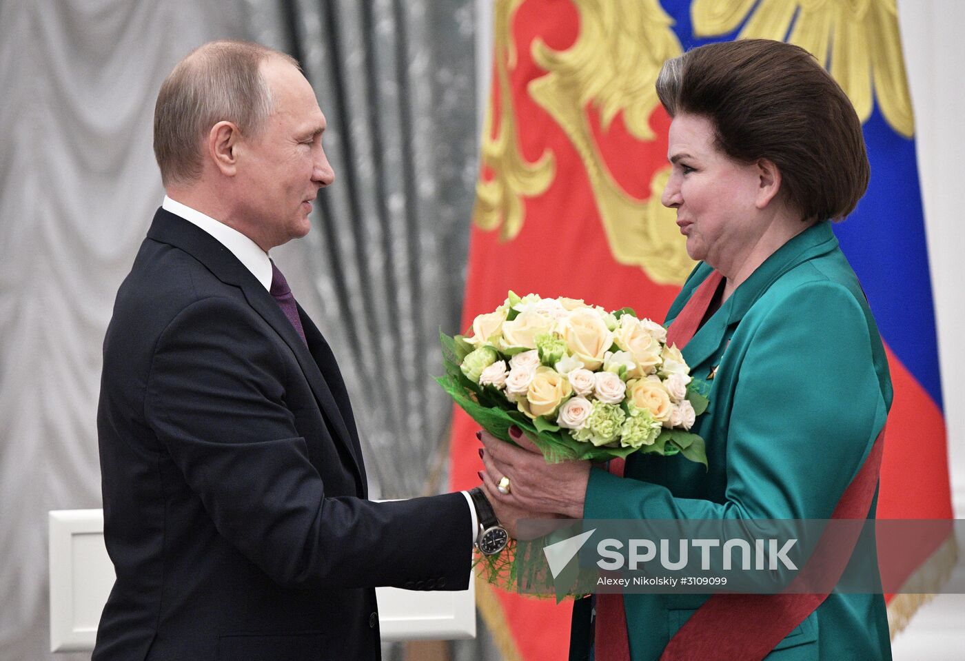 Ceremony to present state awards by Russian President Vladimir Putin in the Kremlin