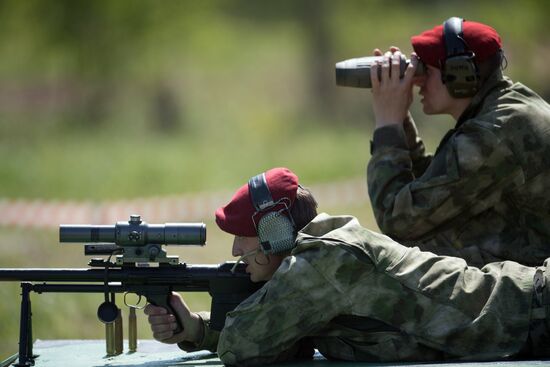 Preparations for exhibition "Day of Russian Law Enforcement Agencies Cutting-edge Technologies"