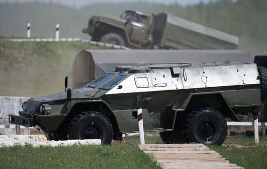 Preparations for exhibition "Day of Russian Law Enforcement Agencies Cutting-edge Technologies"