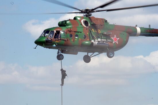 Preparations for exhibition "Day of Russian Law Enforcement Agencies Cutting-edge Technologies"
