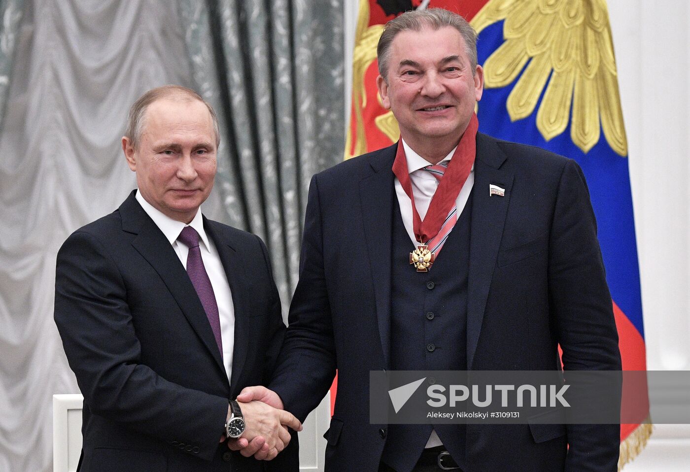 Ceremony to present state awards by Russian President Vladimir Putin in the Kremlin
