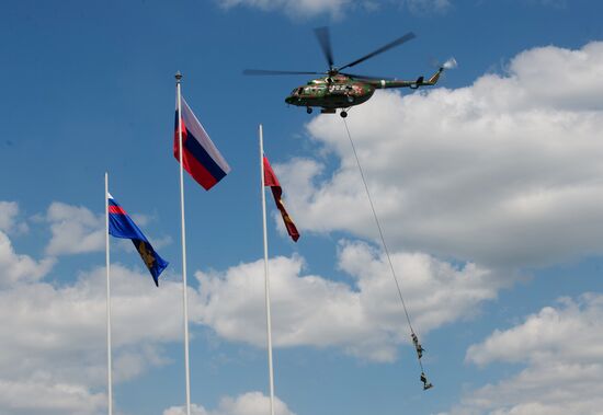 Preparations for exhibition "Day of Russian Law Enforcement Agencies Cutting-edge Technologies"