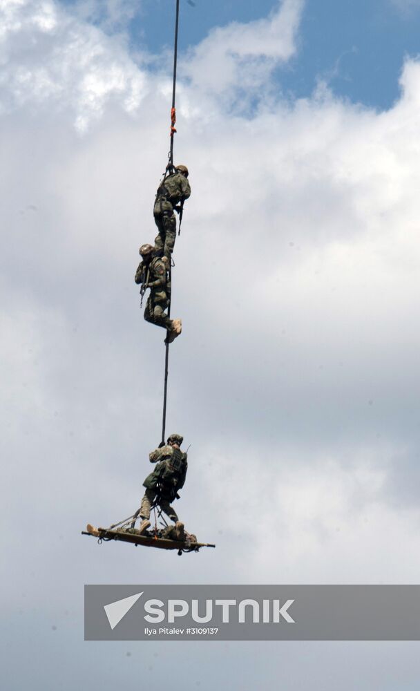 Preparations for exhibition "Day of Russian Law Enforcement Agencies Cutting-edge Technologies"