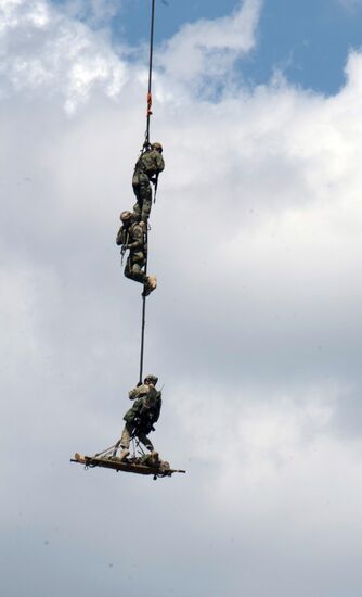 Preparations for exhibition "Day of Russian Law Enforcement Agencies Cutting-edge Technologies"