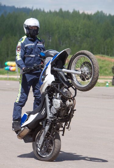 Preparations for exhibition "Day of Russian Law Enforcement Agencies Cutting-edge Technologies"