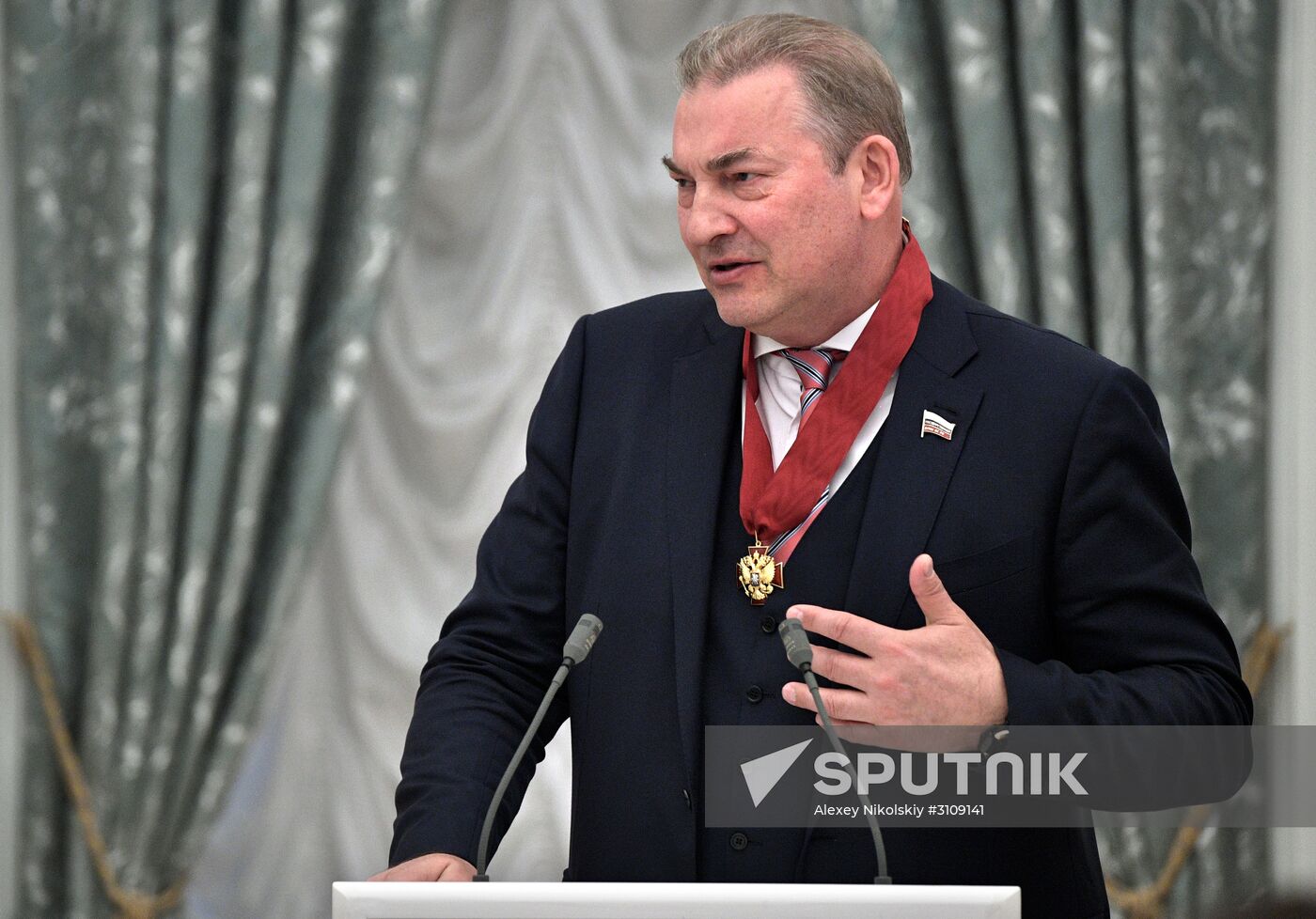 Ceremony to present state awards by Russian President Vladimir Putin in the Kremlin