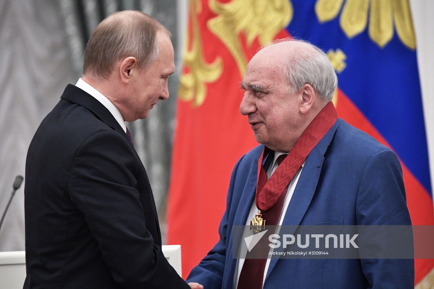 Ceremony to present state awards by Russian President Vladimir Putin in the Kremlin