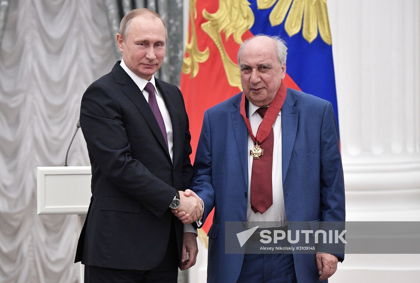 Ceremony to present state awards by Russian President Vladimir Putin in the Kremlin