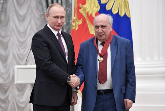 Ceremony to present state awards by Russian President Vladimir Putin in the Kremlin