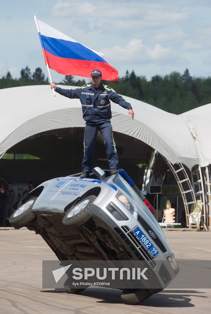 Preparations for exhibition "Day of Russian Law Enforcement Agencies Cutting-edge Technologies"